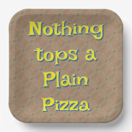 Ingenting Toppar en typisk pizzatyptext