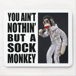 Ingenting utom en sock monkey Mousepad Musmatta