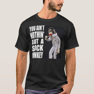 Ingenting utom en sock monkeymörkT-tröja Tee