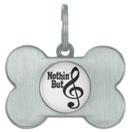 Ingenting utom Treble Namnbricka Husdjur