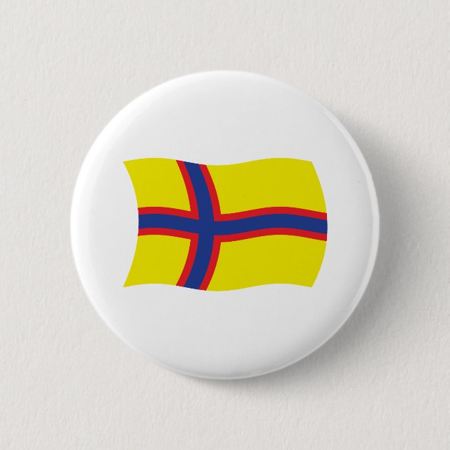 Ingermanländska finnars flagga knapp (Framsida)