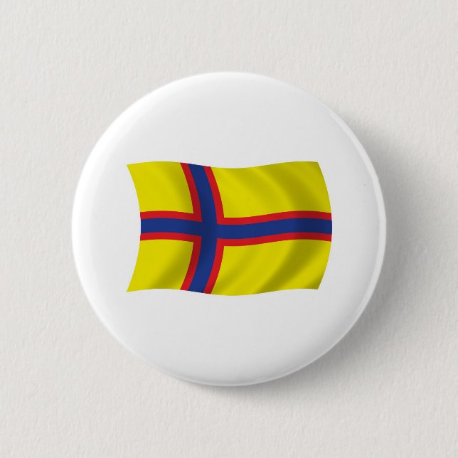 Ingermanländska finnars flaggknapp knapp (Framsida)