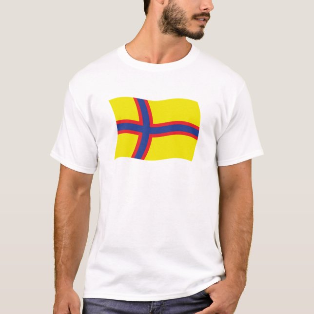 Ingermanländska finnars flaggtröja t-shirt (Framsida)