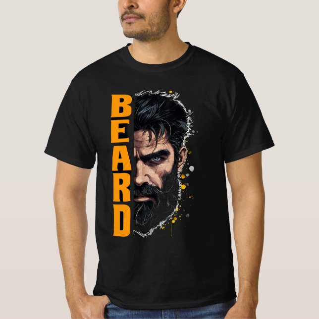 Inget annat än Beard T Shirt (Framsida)