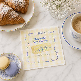 Inget annat än en baby shower är bättre pappersservett