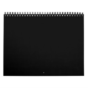 Inget annat än Färg - allt svart - bara svart Kalender
