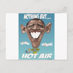 Inget annat än Hett Luft Obama Balloon Vykort