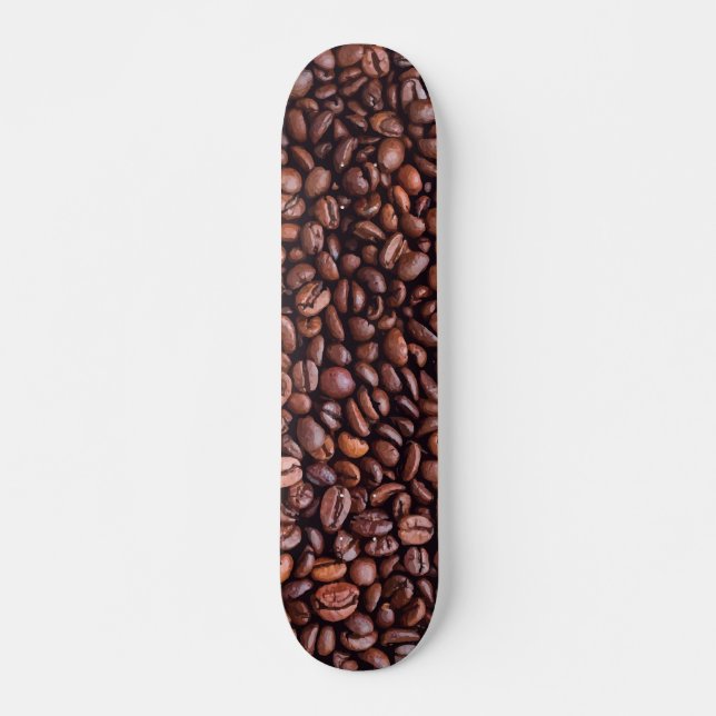 Inget annat än kaffebönor mini skateboard bräda 18,5 cm (Framsida)