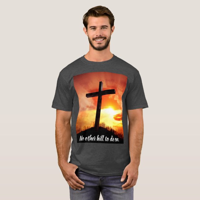 Inget annat Backe att dö på T-shirt (Hel framsida)