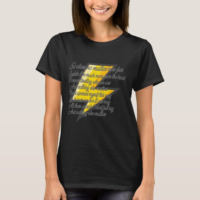 Inget annat S-märke (text) T Shirt (Framsida)