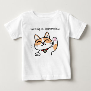 Inget är ImPAWsible Baby Bra Jersey T-Shirt