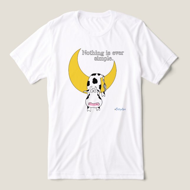 INGET ÄR NÅGONSIN ENKELT AV Sandra Boynton T Shirt (Design Framsida)