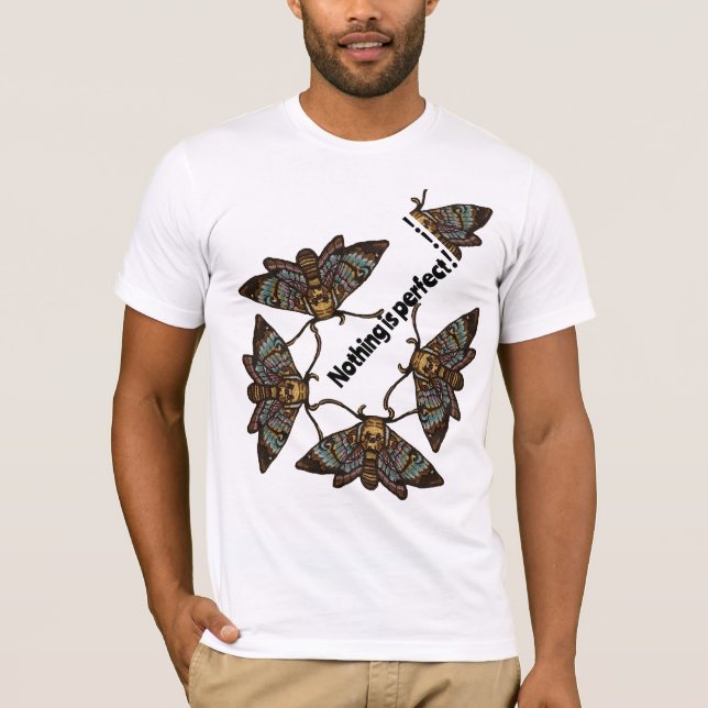 Inget är perfekt t shirt (Framsida)