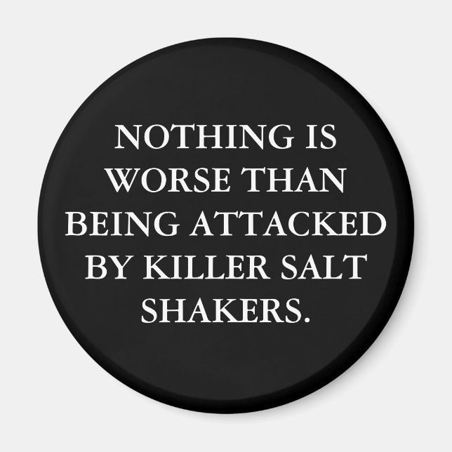 INGET ÄR VÄRRE ÄN ATT TACKAS AV KILLER ... MAGNET (Framsidan)