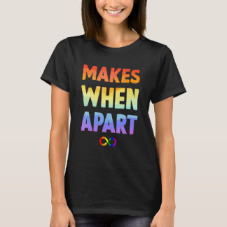 Inget är vettigt när vi är isär matchande kupp t shirt