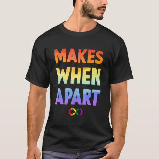 Inget är vettigt när vi är isär matchande kupp t shirt