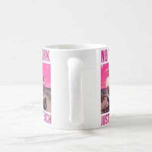 Inget Arbete Bara Strand Kaffemugg