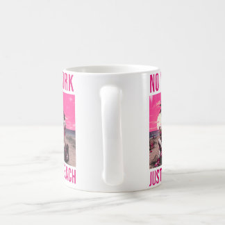 Inget Arbete Bara Strand Kaffemugg