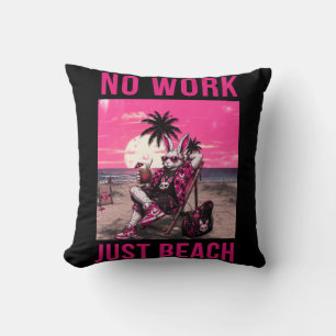 Inget Arbete Bara Strand Kudde
