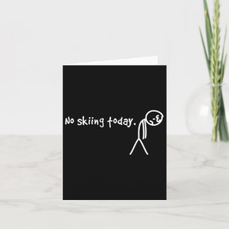 Inget att hoppas på idag Ledsen Stick Man Kort