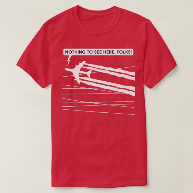 Inget att se här mappar t shirt (Design framsida)