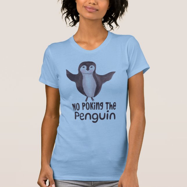Inget att skämta om Penguin T Shirt (Framsida)