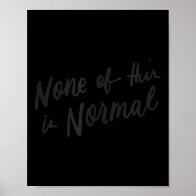 Inget av detta är en normal politisk konjunkturned poster (Framsidan)