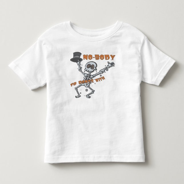 "INGET" barns skjorta för Halloween småbarn Tee Shirt (Framsida)