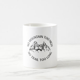 Inget berg för högt, ingen väg för lång kaffemugg