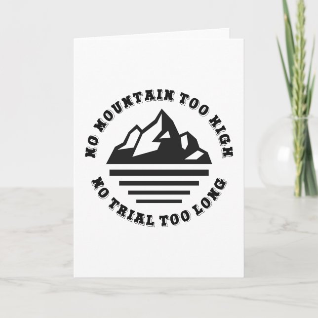 Inget berg för högt, ingen väg för lång kort (Framsida)