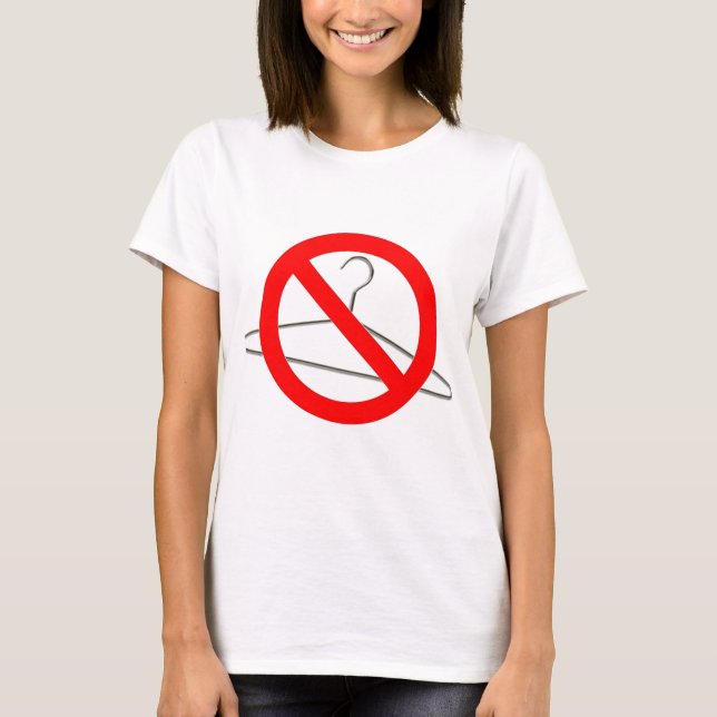 Inget binda hängare!!! t-shirt (Framsida)