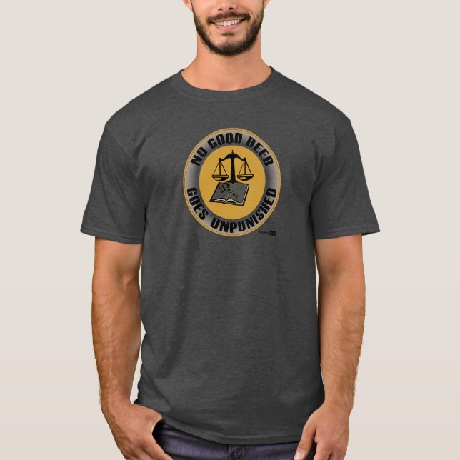 Inget bra får straffas t shirt (Framsida)