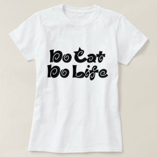 Inget Cat No Life T Shirt