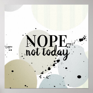 inget citattecken i dag poster typografi