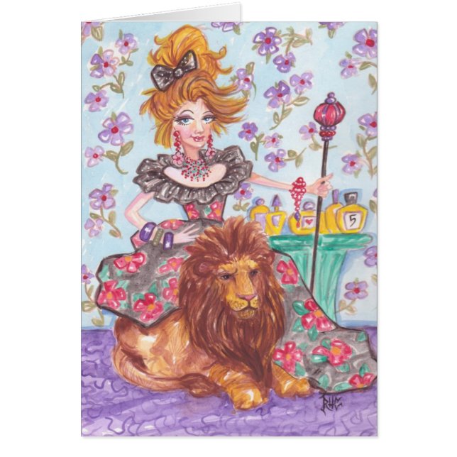 Inget dammsuga-Kort Hälsningskort (Framsidan)