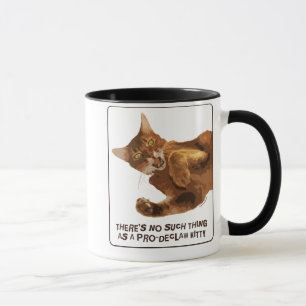 Inget Declaw kattungeRingermuggen Mugg