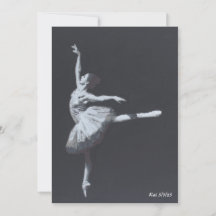 Inget drama, bara frihet, svart & vit ballerina