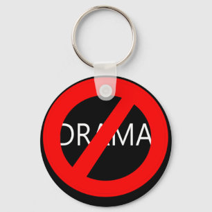 Inget drama Keychain - mörk Nyckelring