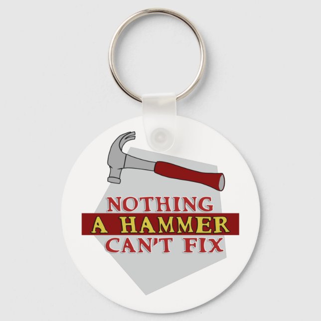 Inget en hammare kan inte åtgärda den praktiska de nyckelring (Framsida)