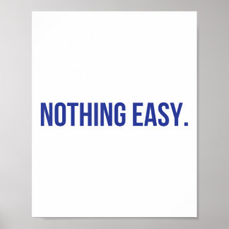 Inget enkelt Motiverande Kort sportar sprit Quot Poster