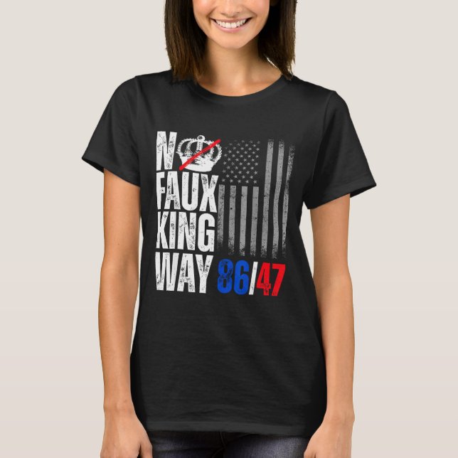 Inget falskt kungssätt 86 Design T Shirt (Framsida)