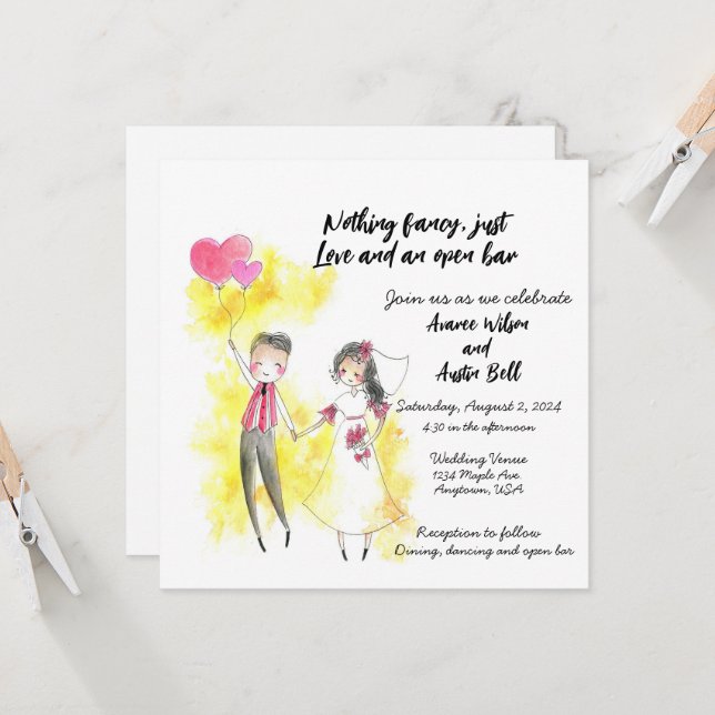 Inget fancy bara kärlek och en öppen bar (Fram/Back In Situ)