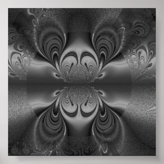 Inget Färg-kanvastryck Poster