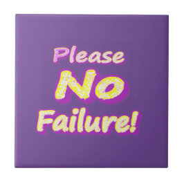 "Inget fel!" Cute Design. Köp nu Kakelplatta