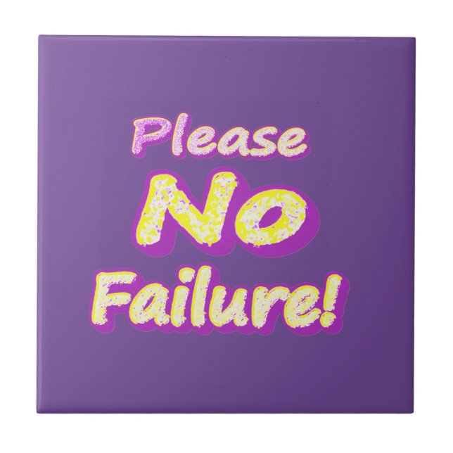 "Inget fel!" Cute Design. Köp nu Kakelplatta (Framsidan)