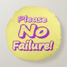 "Inget fel!" Cute Design. Köp nu Rund Kudde