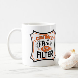 Inget filter kaffemugg
