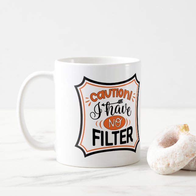 Inget filter kaffemugg (Med munk)