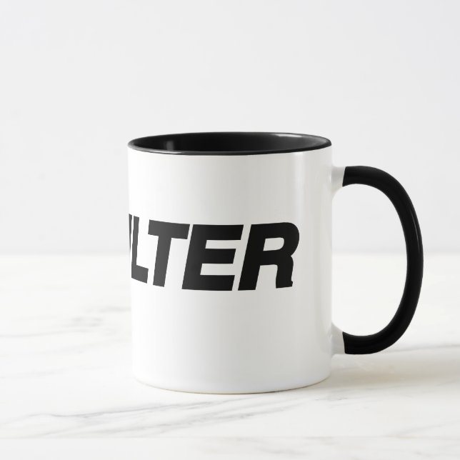 Inget filtrera Hastag Mugg (Höger)