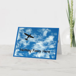 Inget Finare Flygplan-källkort Kort